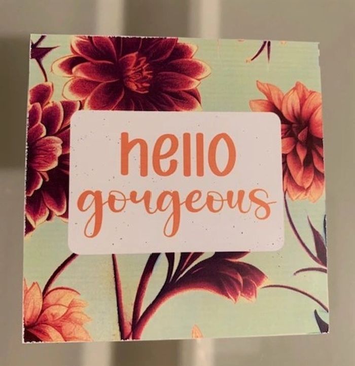 Mirror Clings and Things Craft Business, Custom, Mirror Clings